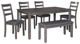 Bridson - RECT DRM Table Set (Set of 6) - Gray