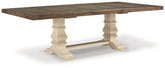 Bolanburg - Extension Dining Table - Brown / Beige