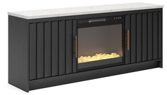 Cadmori - TV Stand With Fireplace Option