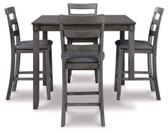 Bridson - Square Counter TBL Set (Set of 5) - Gray