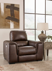 Alessandro - PWR Recliner/Adj Headrest - Walnut