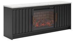 Cadmori - TV Stand With Fireplace Option